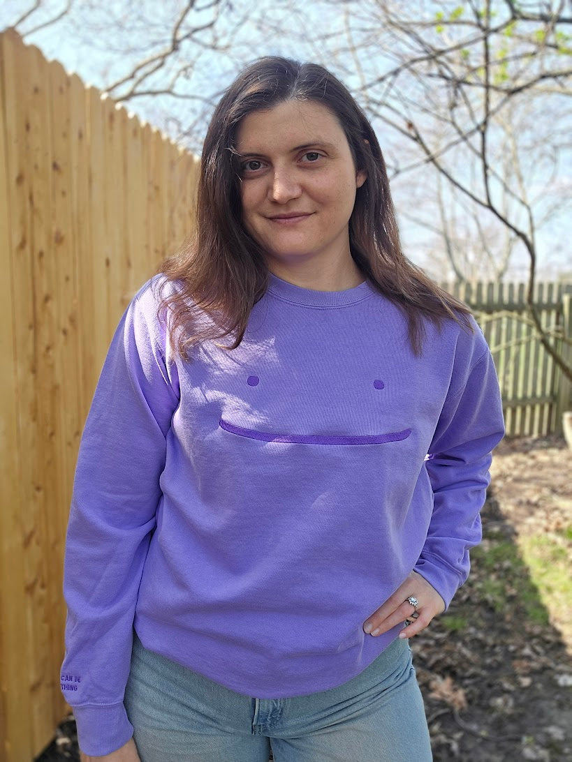 You Can be Anything Embroidered Sweatshirt