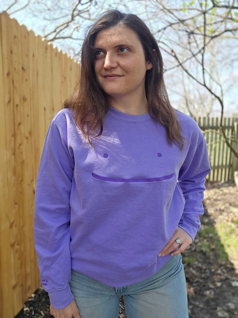 You Can be Anything Embroidered Sweatshirt