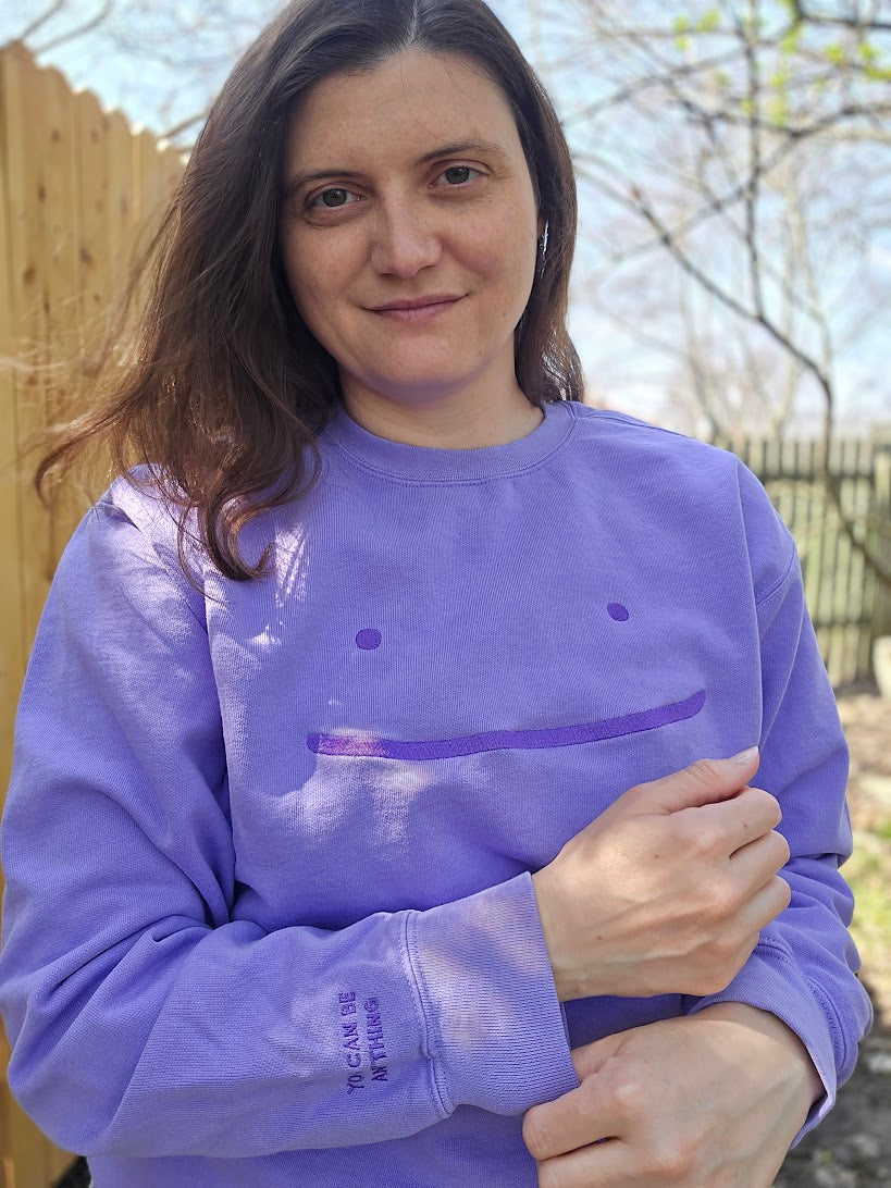 You Can be Anything Embroidered Sweatshirt