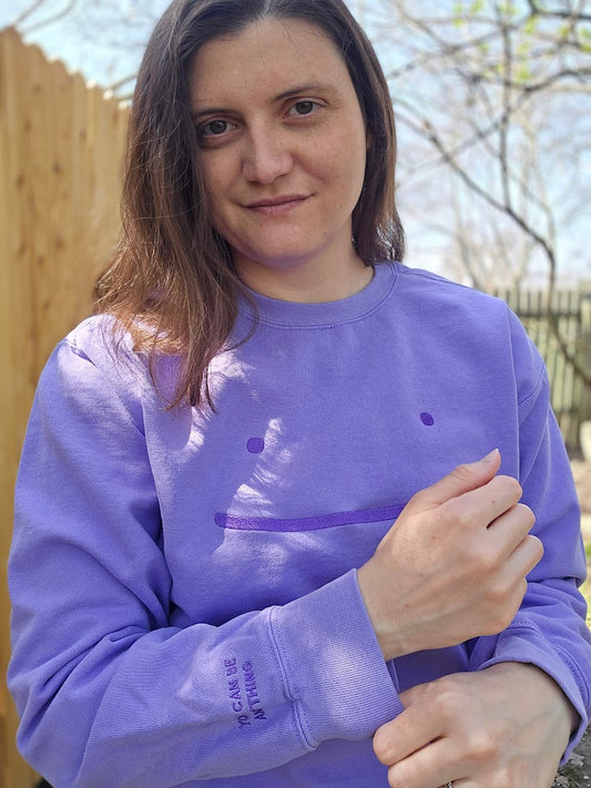 You Can be Anything Embroidered Sweatshirt