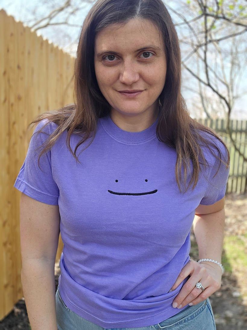 You Can be Anything Smile Embroidered Tee