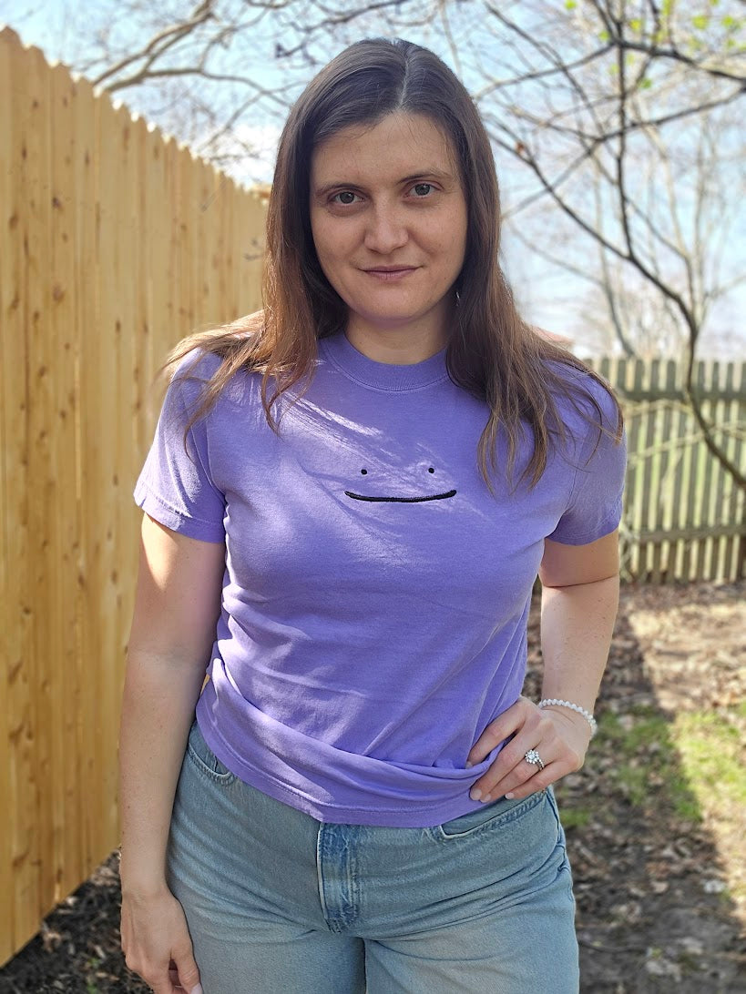 You Can be Anything Smile Embroidered Tee