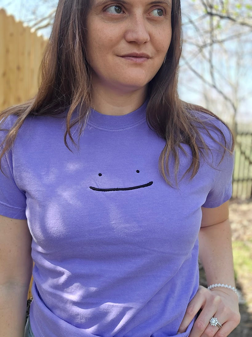 You Can be Anything Smile Embroidered Tee