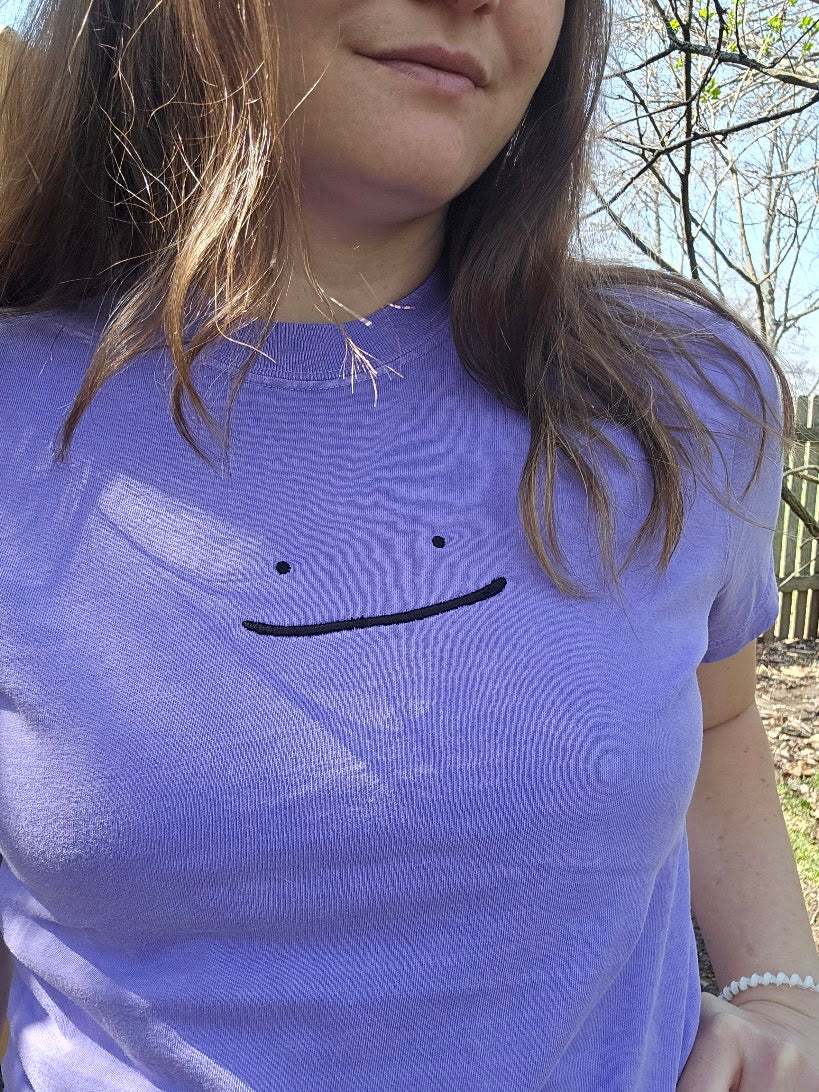 You Can be Anything Smile Embroidered Tee