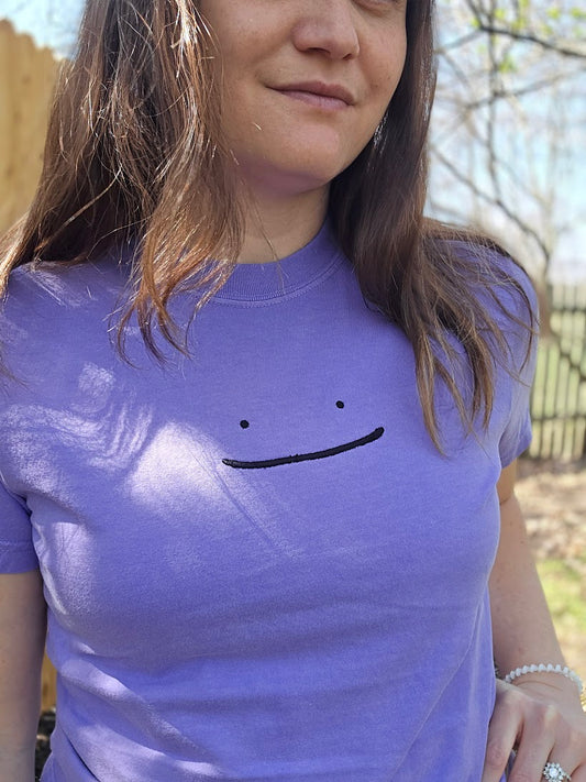 You Can be Anything Smile Embroidered Tee
