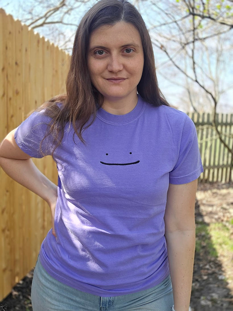 You Can be Anything Smile Embroidered Tee