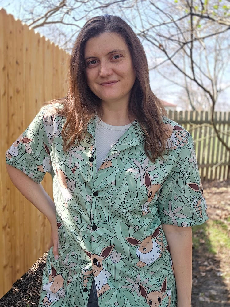 Hidden in Leevees Button Shirt