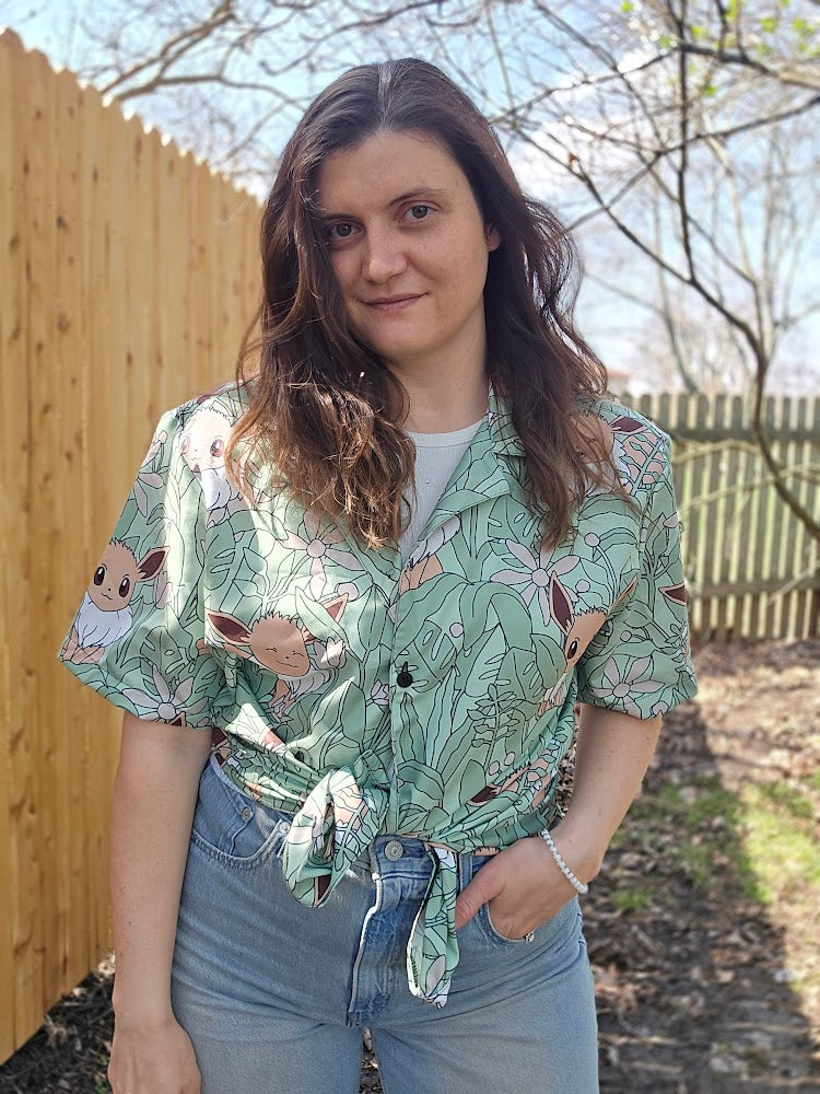Hidden in Leevees Button Shirt