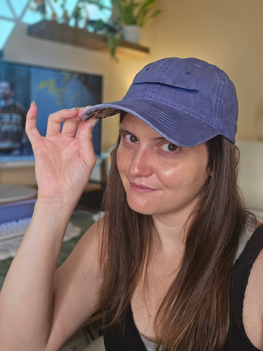 You Can Be Anything Smile Embroidered Dad Hat