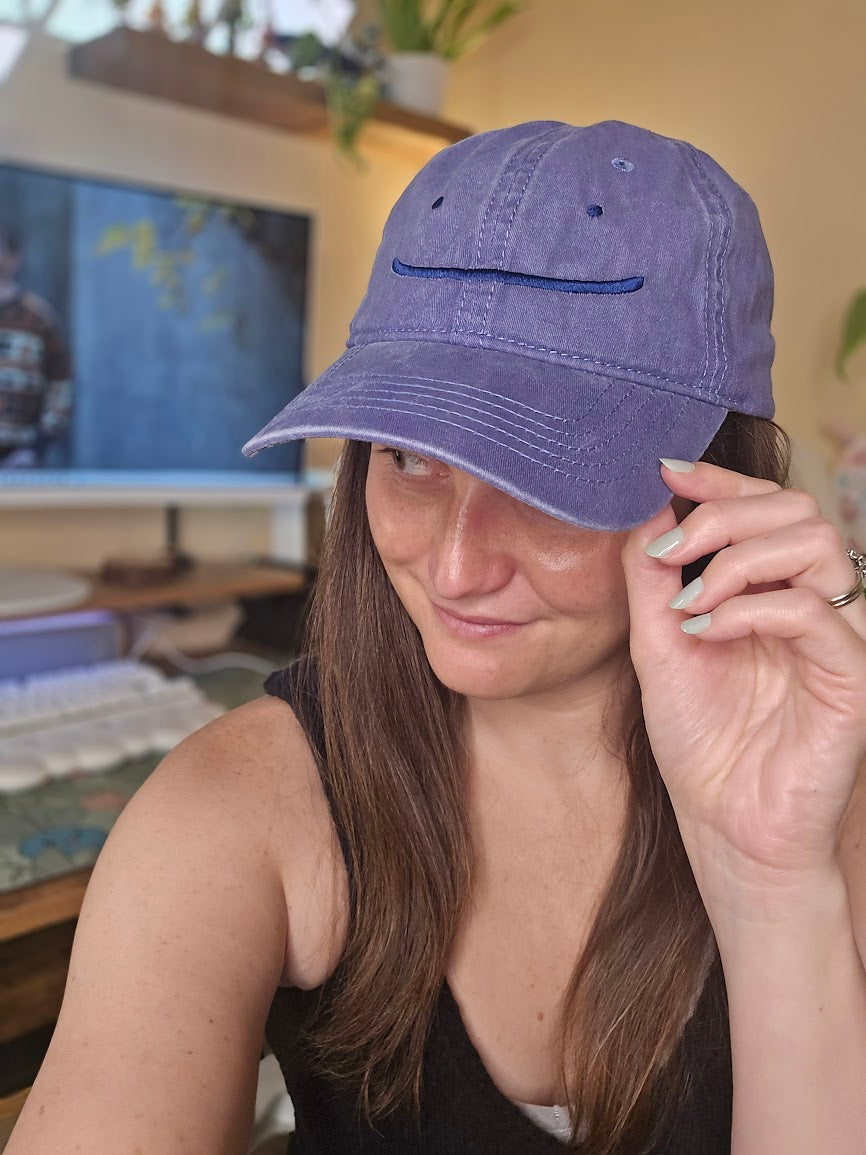 You Can Be Anything Smile Embroidered Dad Hat