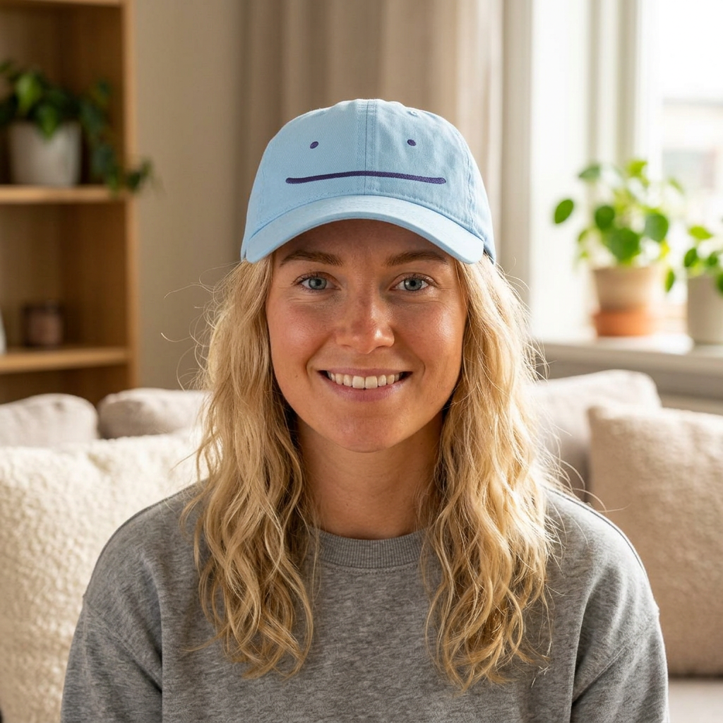 You Can Be Anything Smile Embroidered Dad Hat