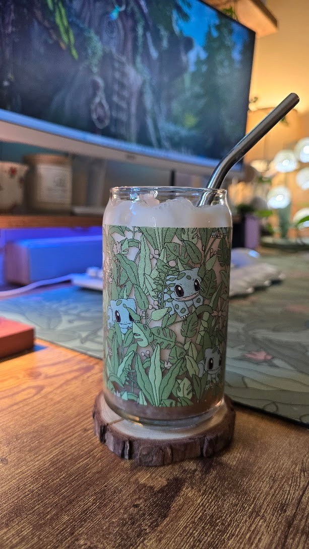 Bulbs and Leaves Can Glass