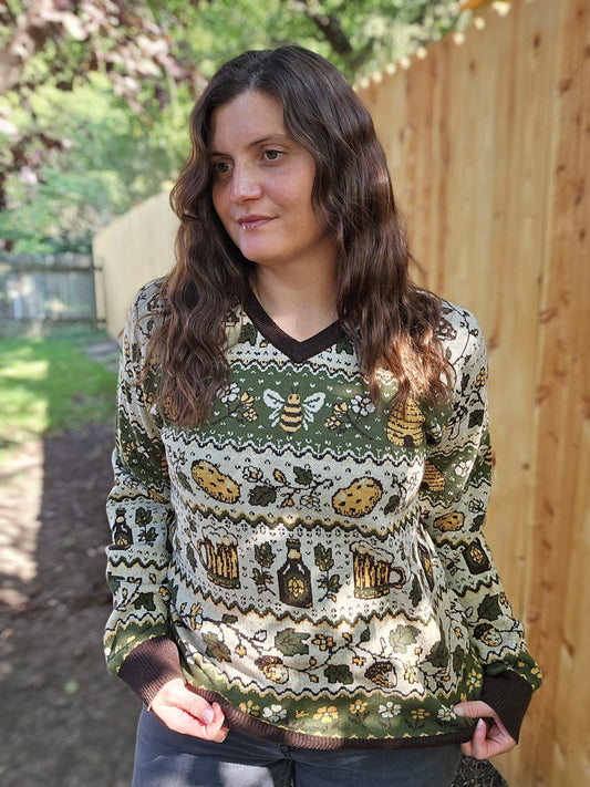 Concerning Hobbits V Neck Sweater