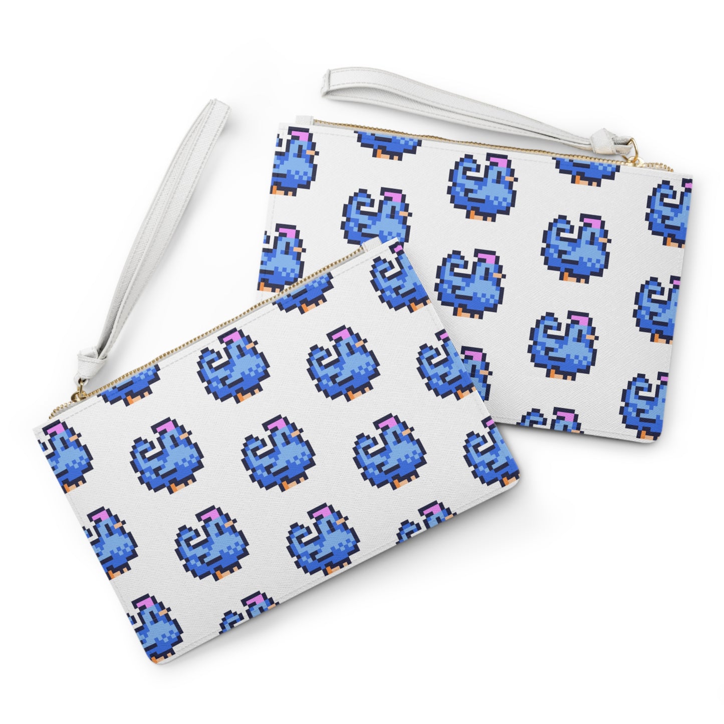 Blue Pixel Chicken Crossbody Bag | Stardew Valley Accessories | Stardew Valley Gift | Indie Games | Cozy Gaming | Gamer Girl Merch