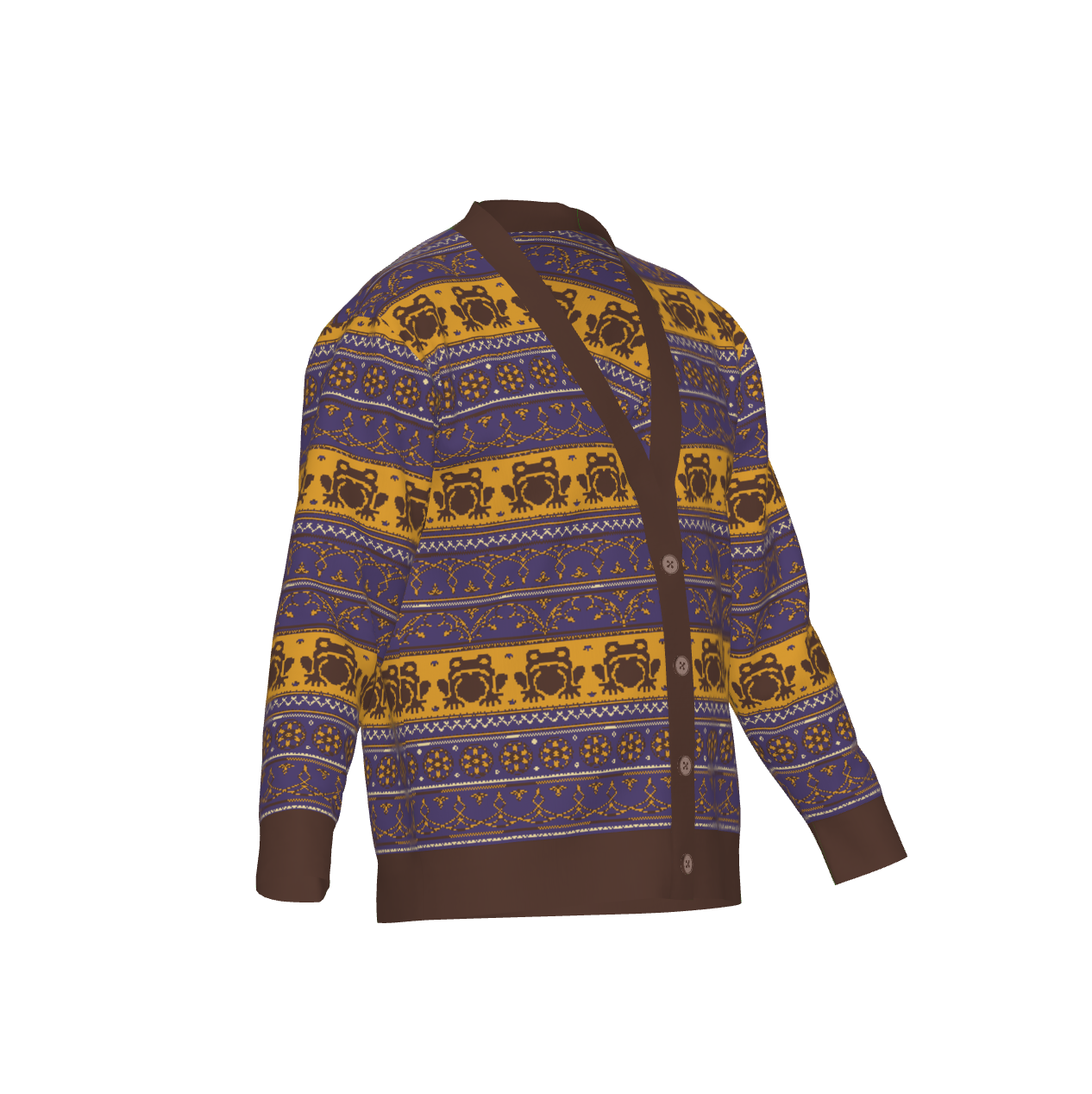 Ornate Chocolate Frog Cardigan