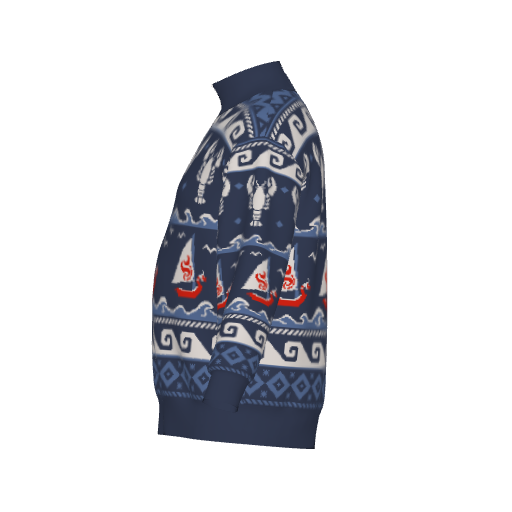 Wind and Wake Quarter Zip Sweater