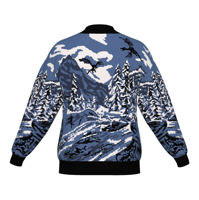 Winter Dragon Bomber Jacket