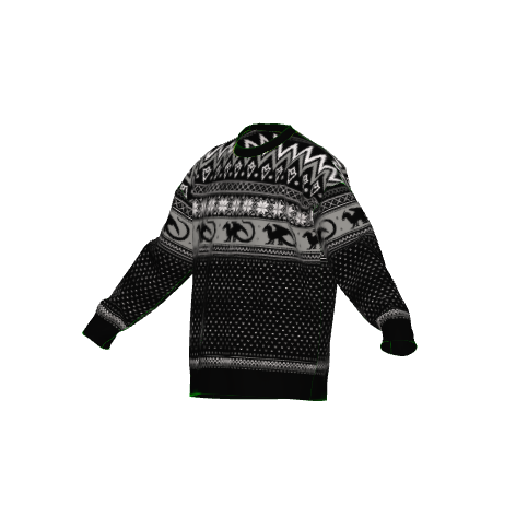 Dragonborn Nordic Sweater Black