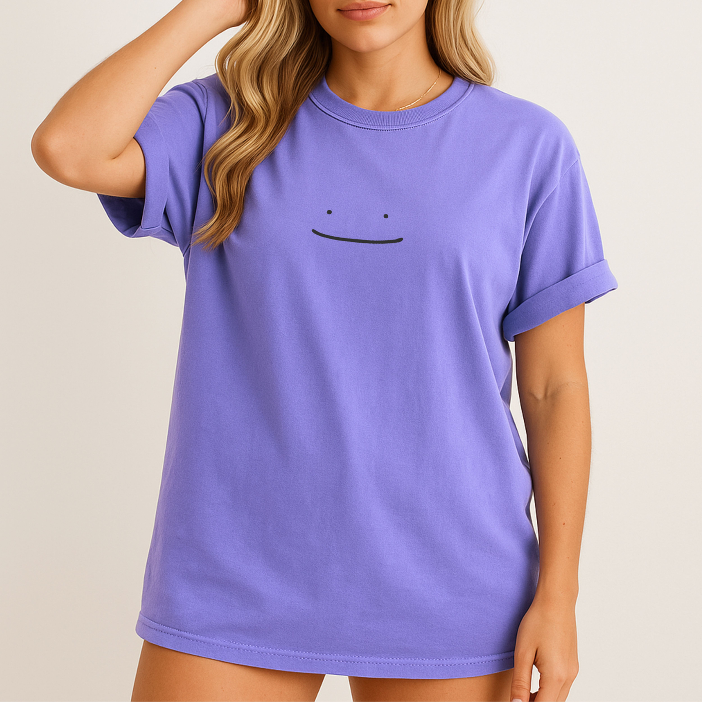 You Can be Anything Smile Embroidered Tee