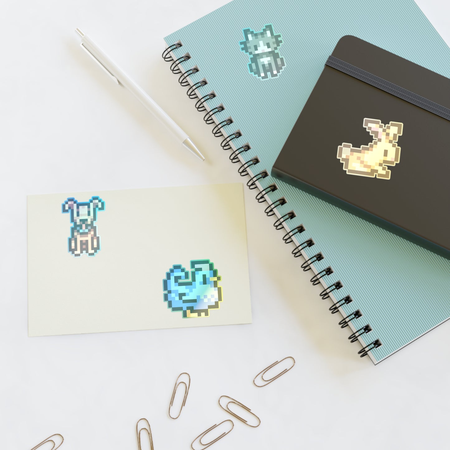 Pixel Animal Stickers