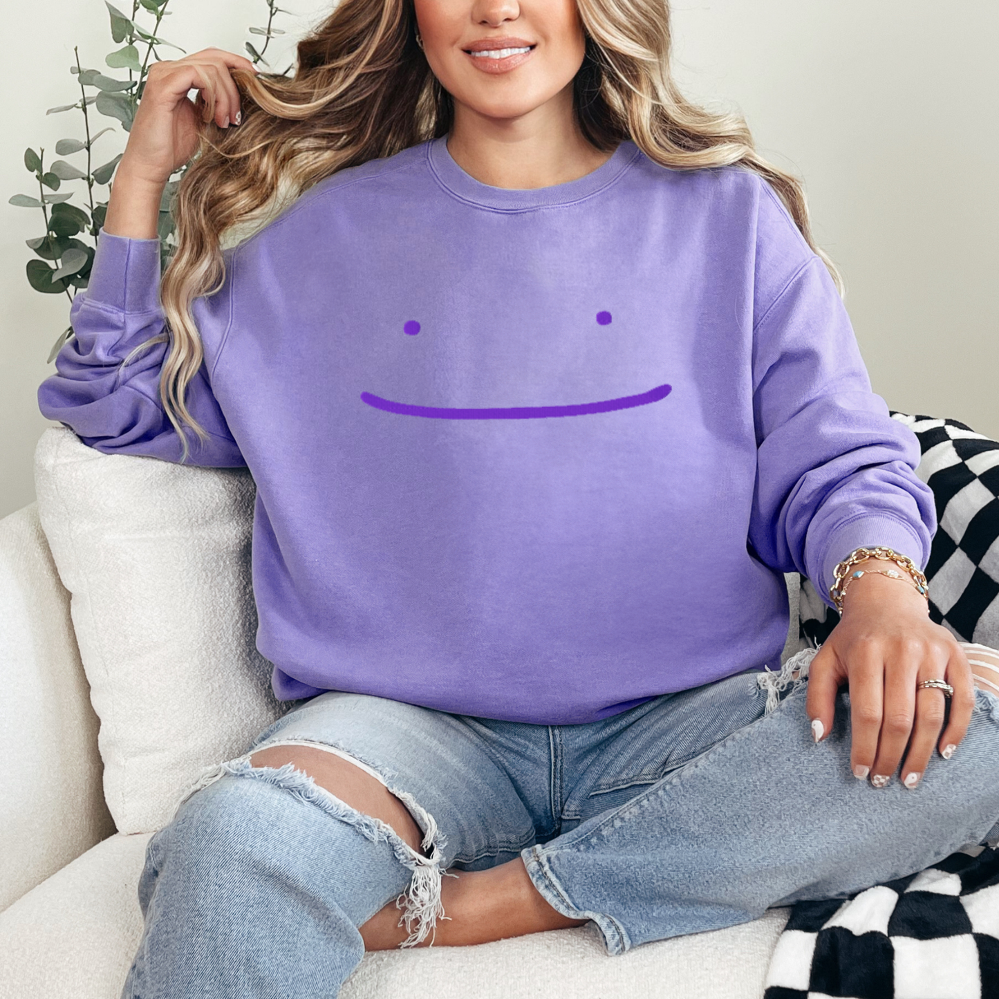 You Can be Anything Embroidered Sweatshirt