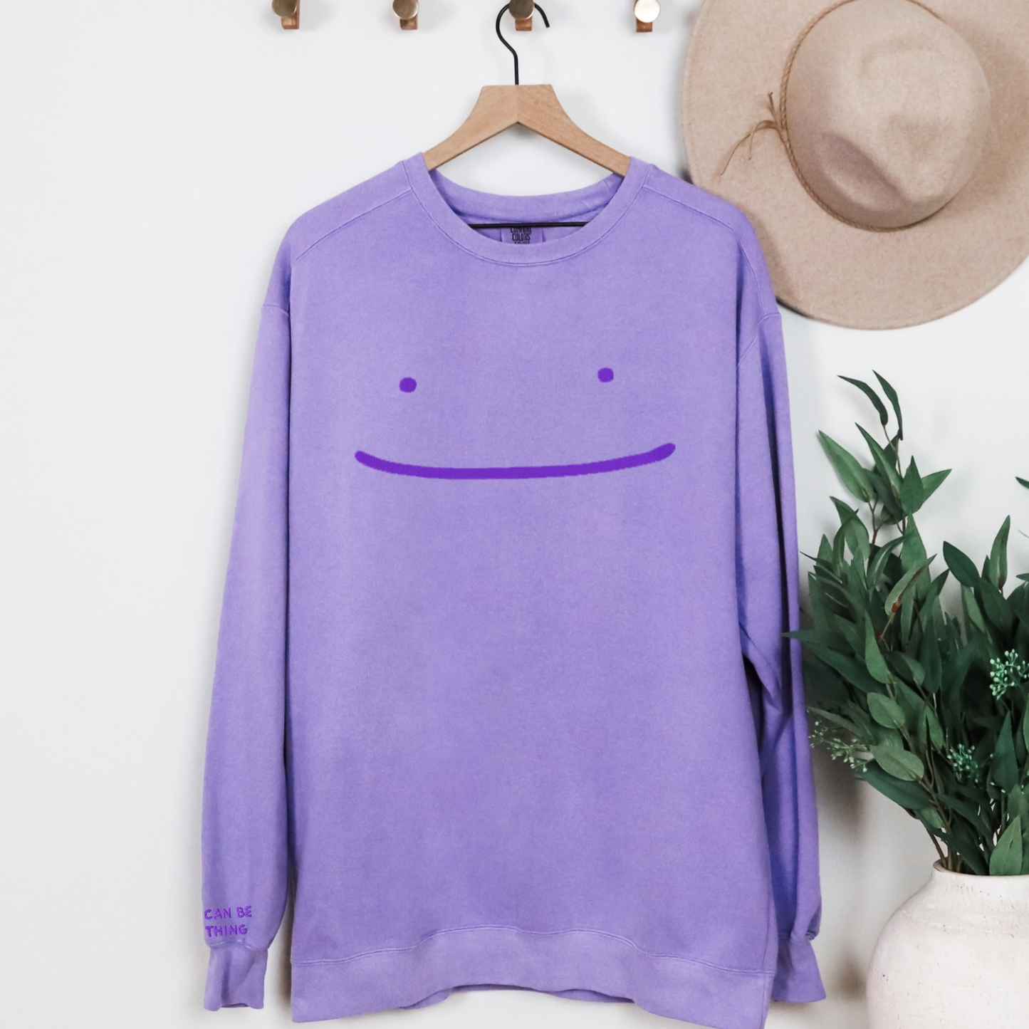 You Can be Anything Embroidered Sweatshirt