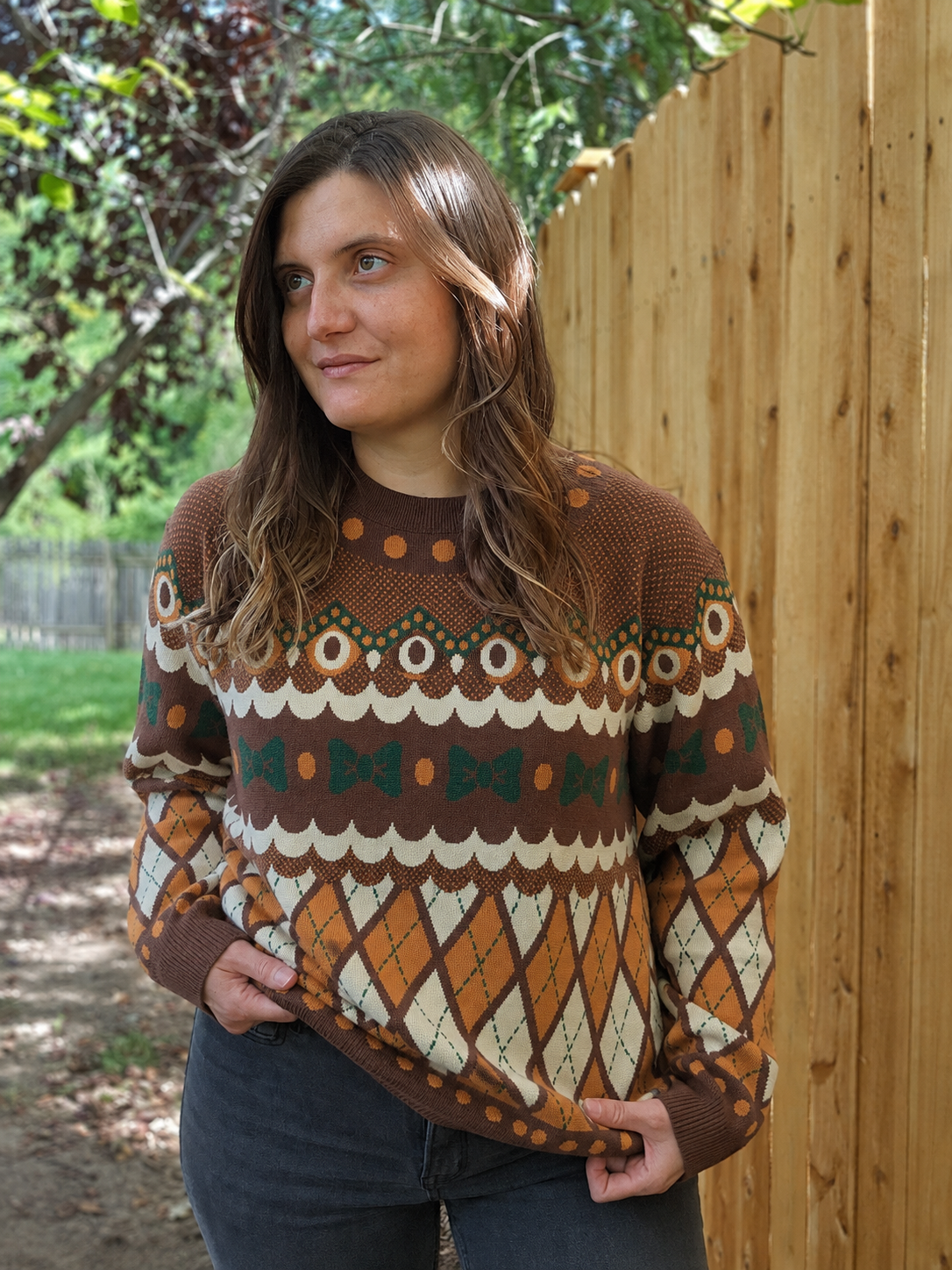 Owl Museum Director Knit Sweater