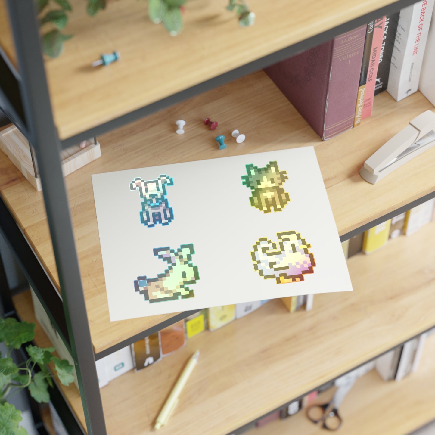 Pixel Animal Stickers