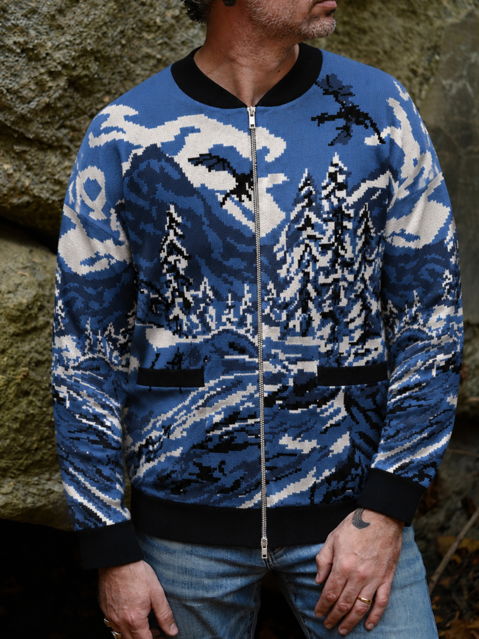 Winter Dragon Bomber Jacket