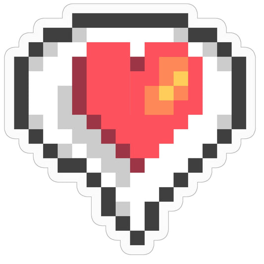 4" x 4" Stardew Heart Sticker