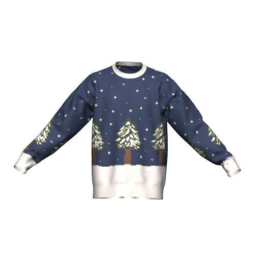 Pixel Snow Sweater