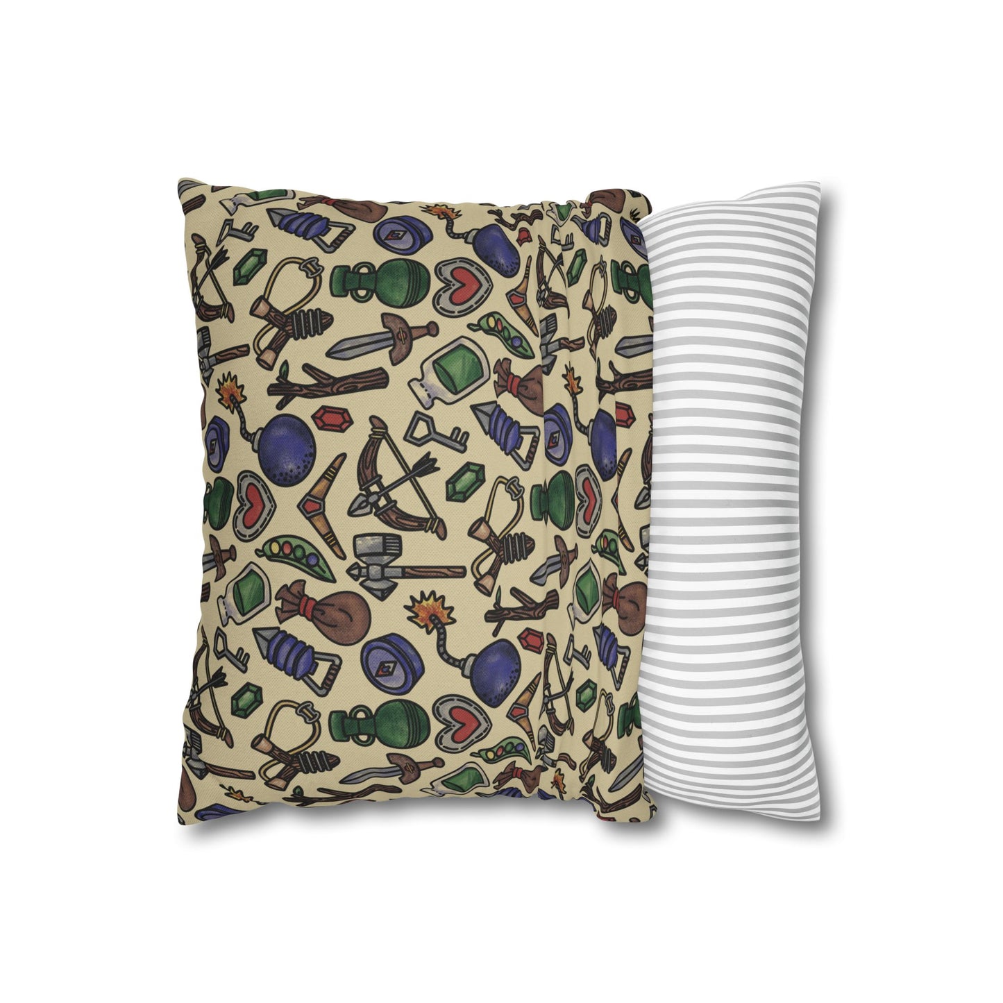Compendium Removable Throw Pillowcase