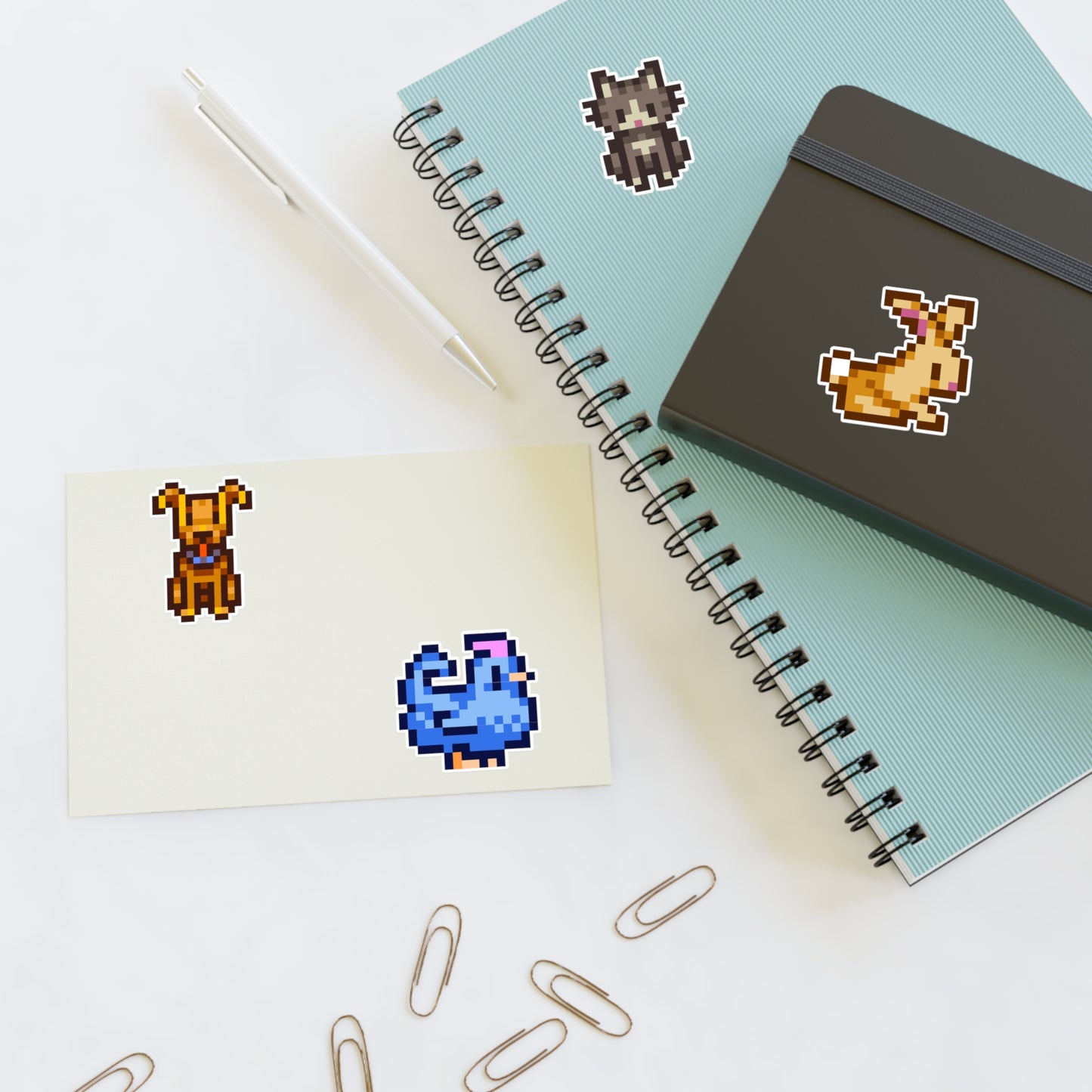 Pixel Animal Stickers