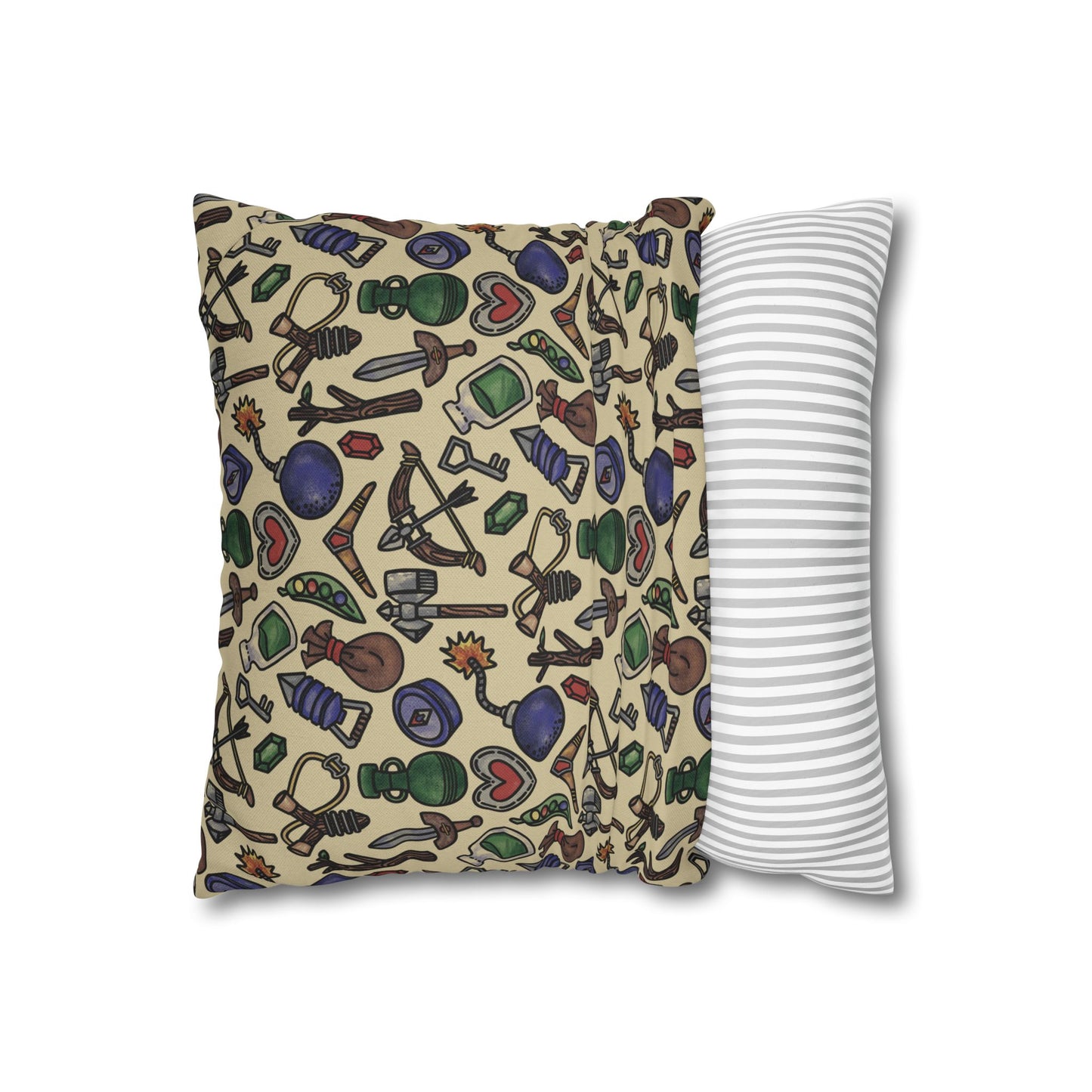 Compendium Removable Throw Pillowcase
