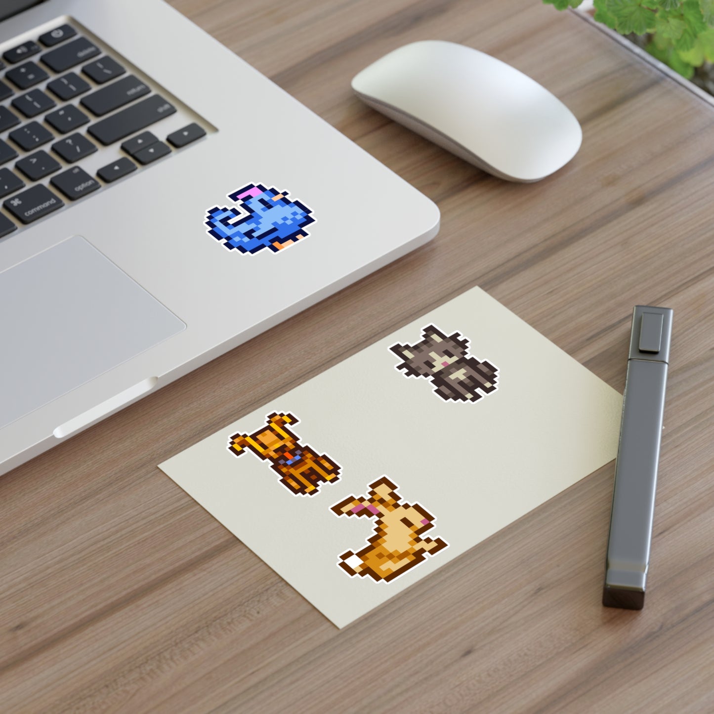 Pixel Animal Stickers