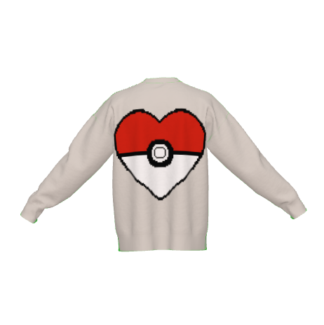 Poke Heart Sweater