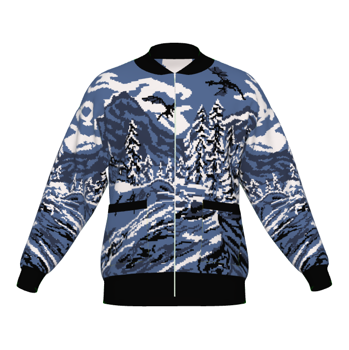 Winter Dragon Bomber Jacket