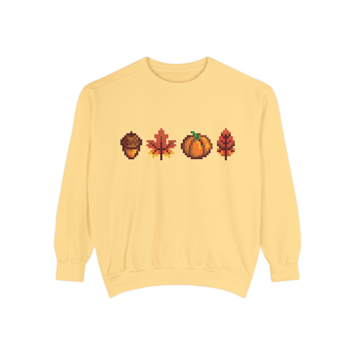 Halloween Pixel Fall Foliage Crewneck