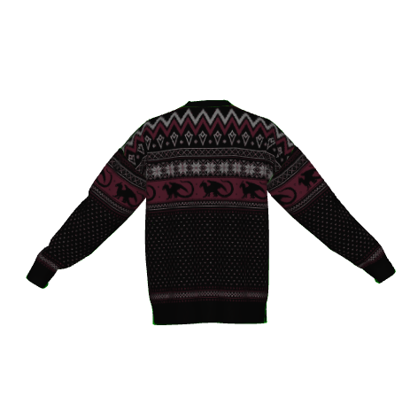 Dark Dragonborn Nordic Sweater