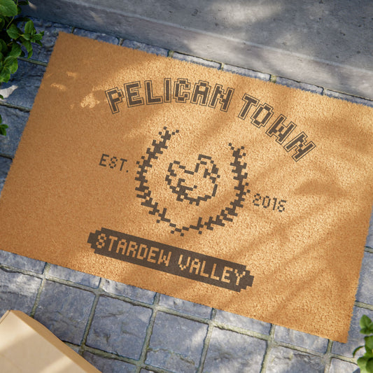 Pelican Town Pixel Door Mat