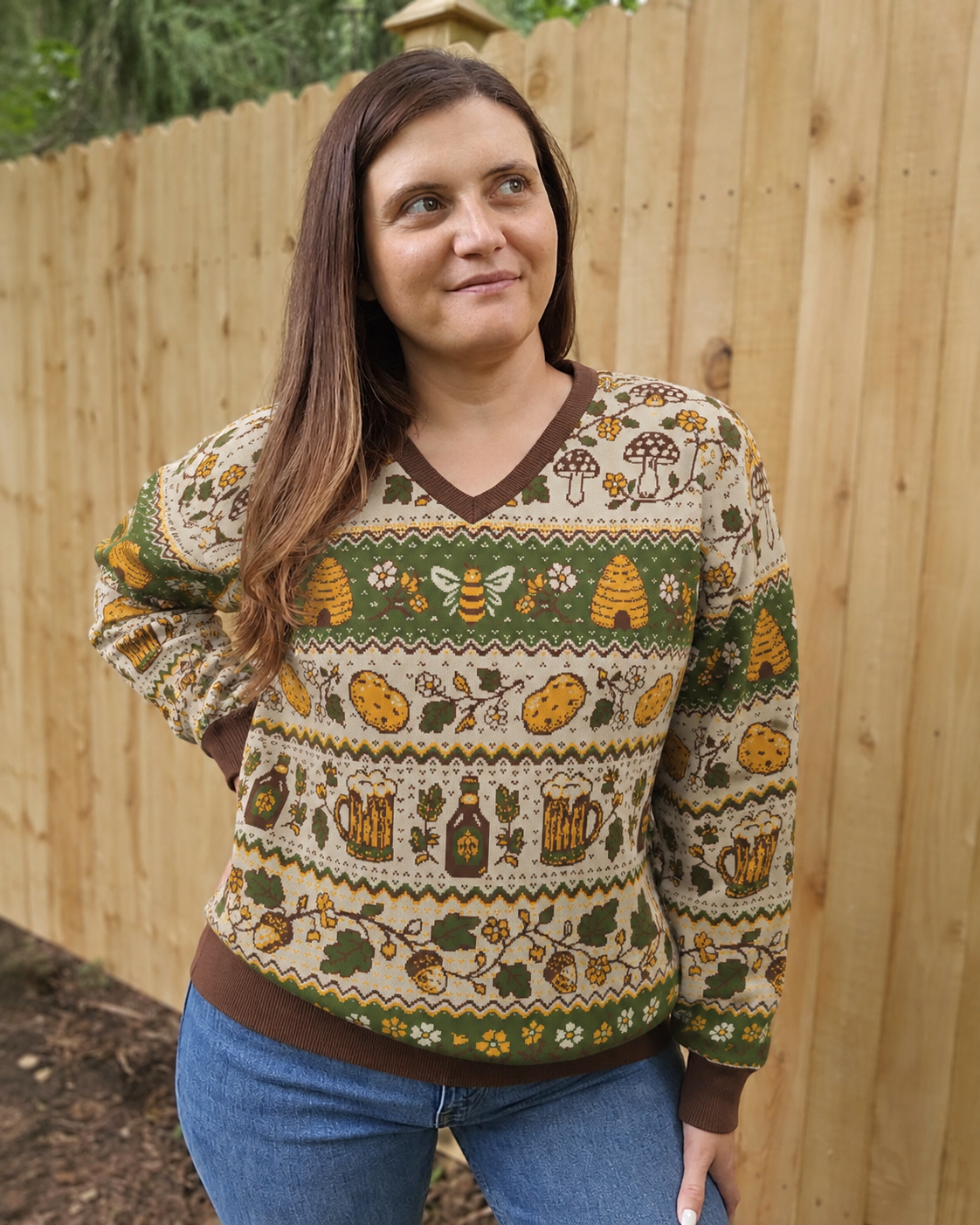 Concerning Hobbits V Neck Sweater