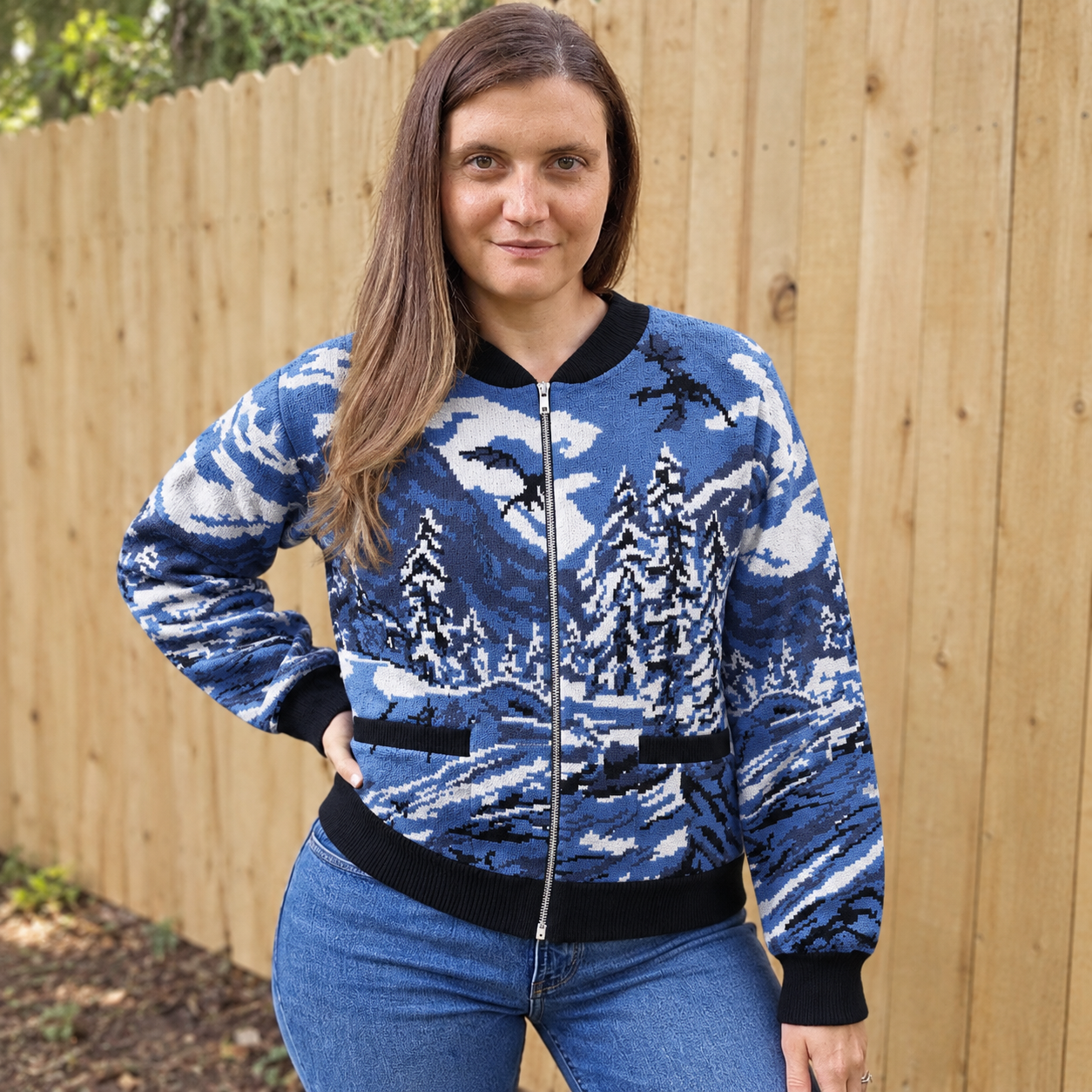 Winter Dragon Bomber Jacket