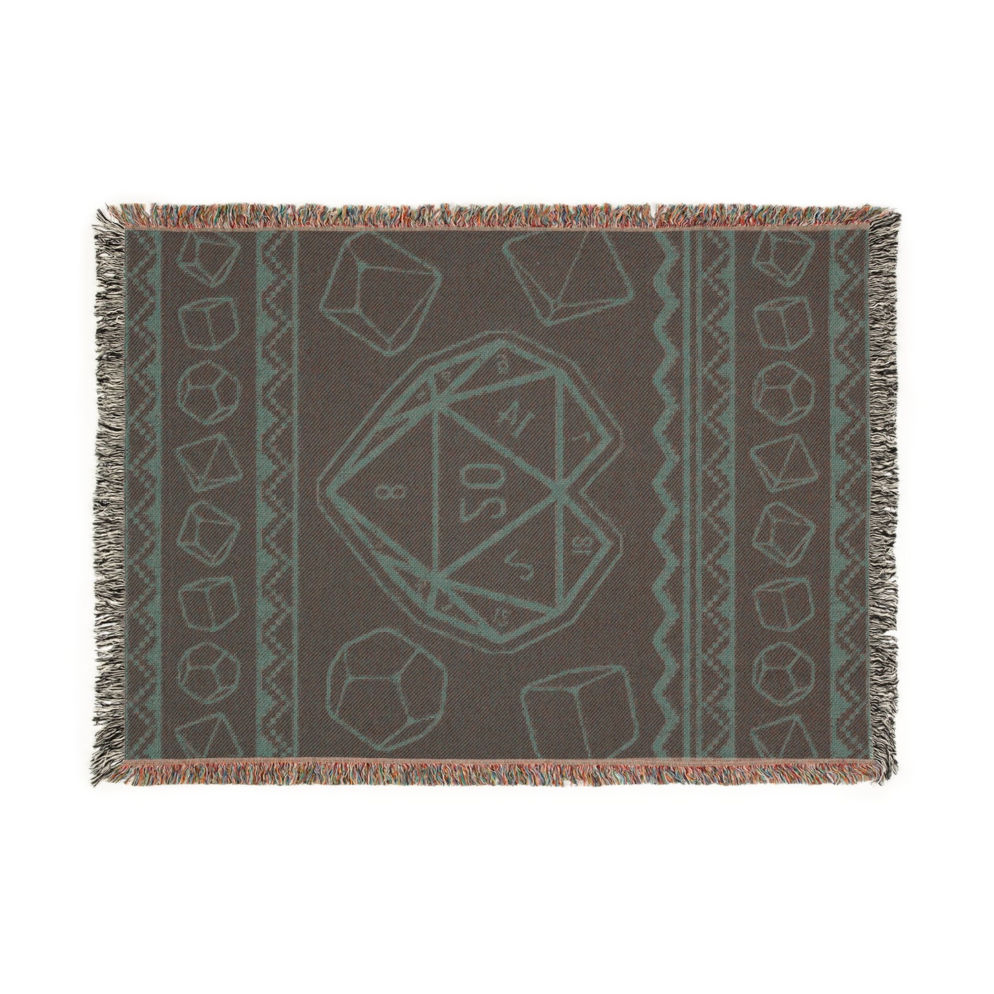 D20 Love Woven Throw Blanket