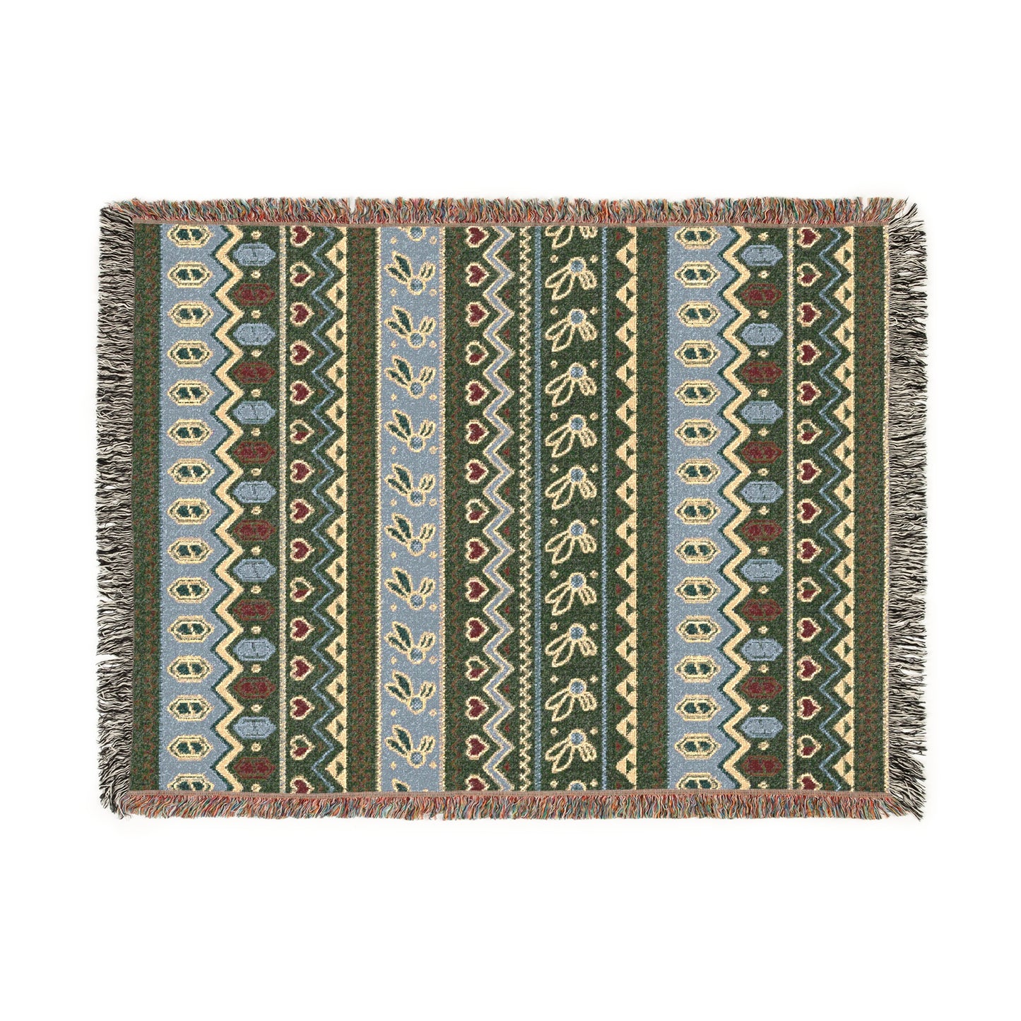 Fairies and Rupees Woven Throw Blanket