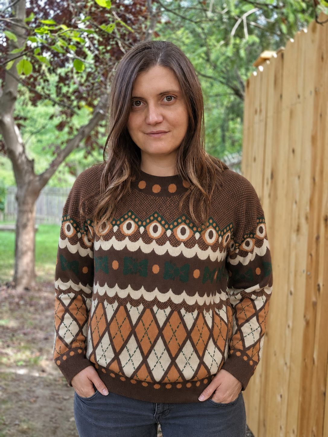 Owl Museum Director Knit Sweater