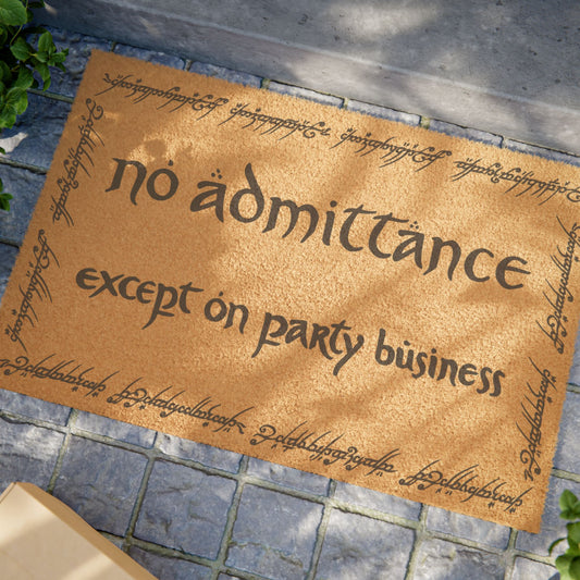 Party Business Door Mat