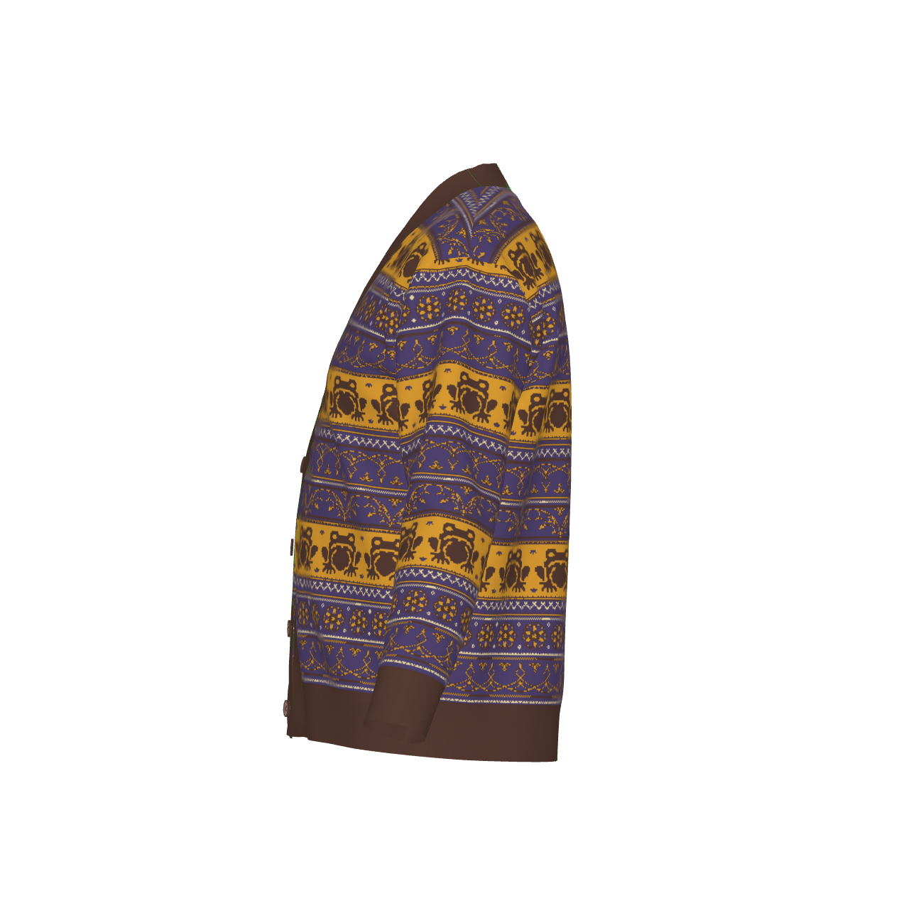 Ornate Chocolate Frog Cardigan