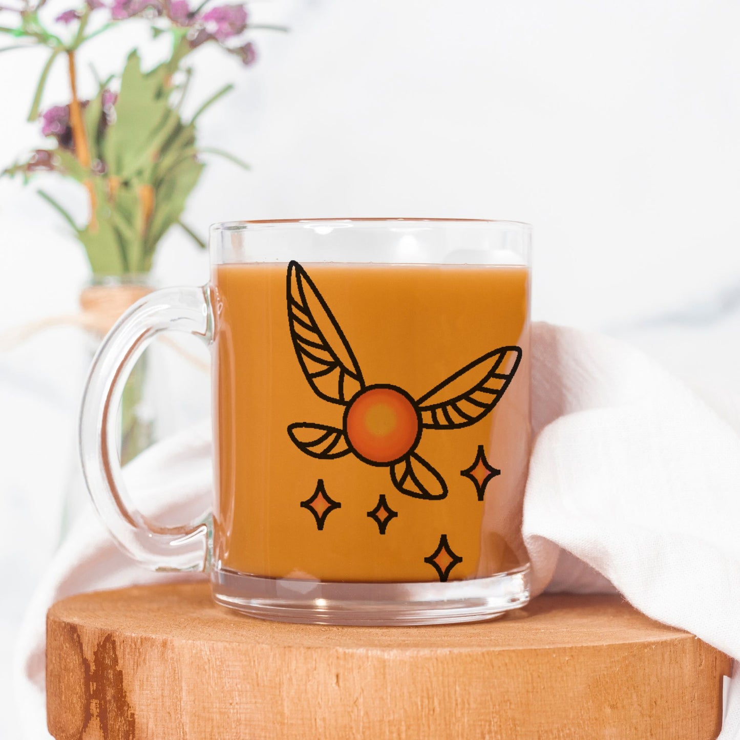 Fairy in a Bottle Mug Glass