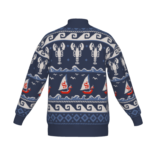 Wind and Wake Quarter Zip Sweater