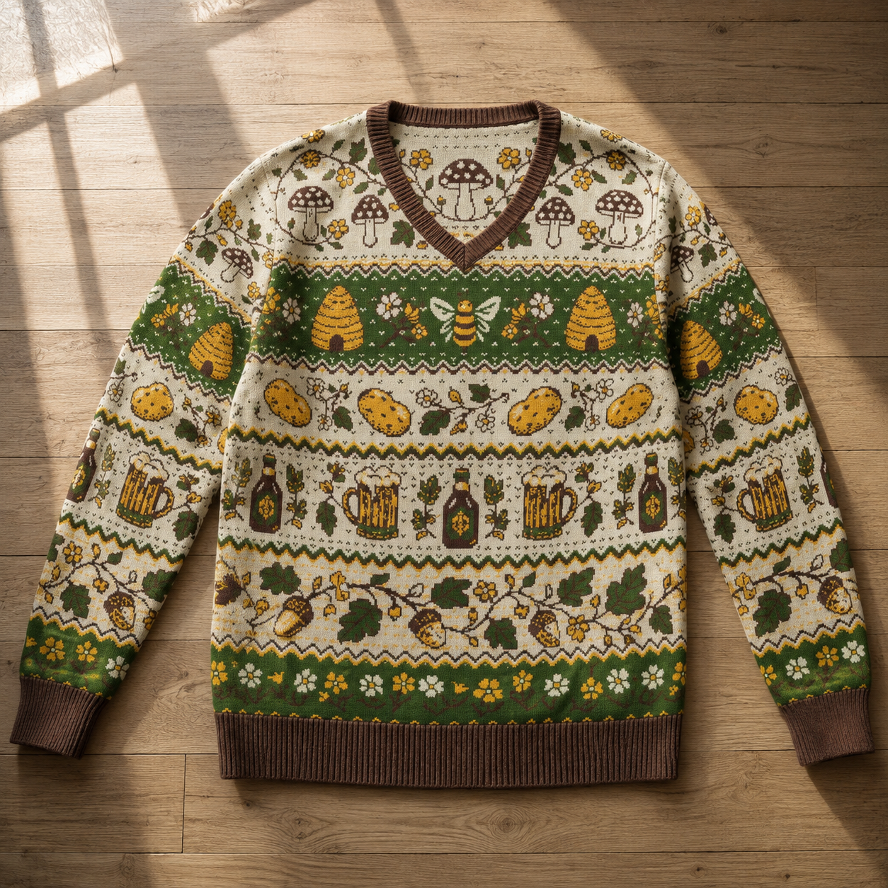 Concerning Hobbits V Neck Sweater
